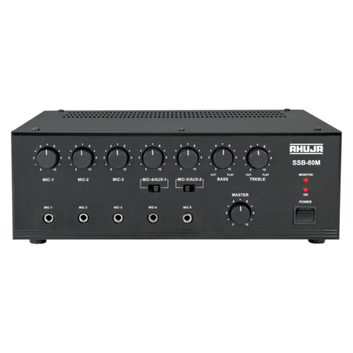 Ahuja PA Mixer Amplifiers SSB-80®M (80W)